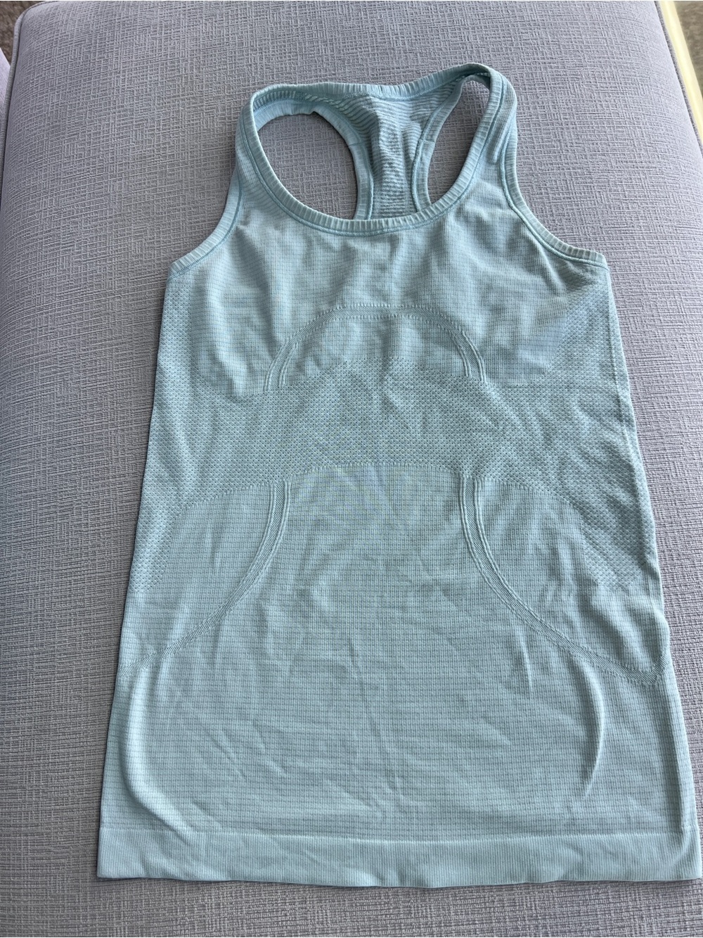 Like new lululemon swiftly tank sz 4 light blue